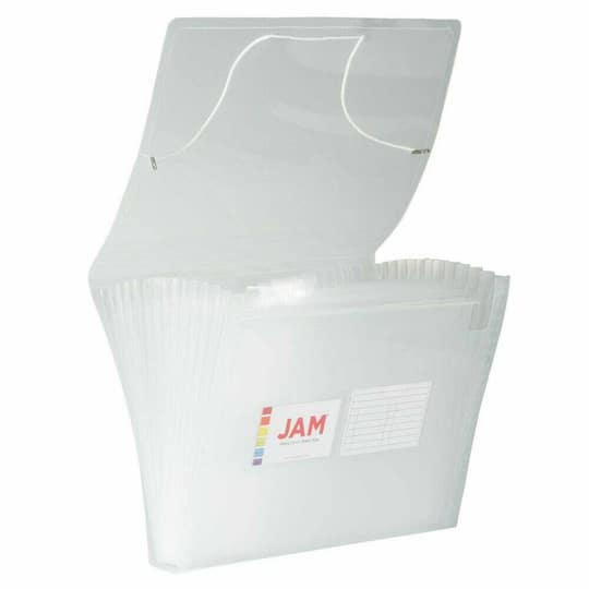 JAM Paper 9" x 13" 13-Pocket Expanding File